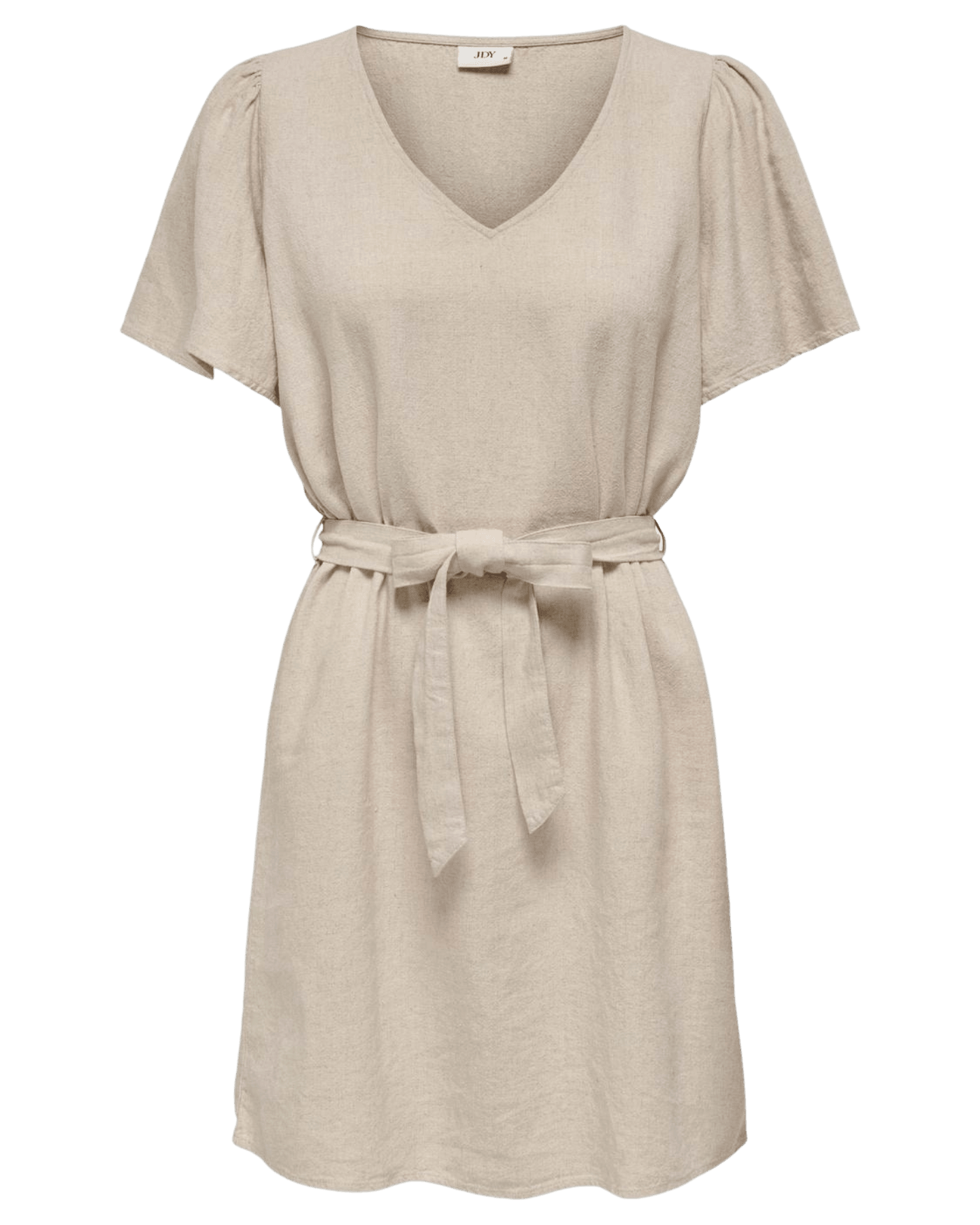 Vestido JDY Say Lino Oatmeal - ECRU