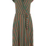 Vestido King Louie Abigail Castillo Stripe - ECRU