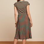 Vestido King Louie Abigail Castillo Stripe - ECRU