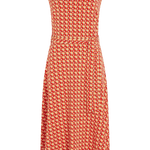 Vestido King Louie Lenny Rowe Fiery Red - ECRU