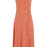 Vestido King Louie Lenny Rowe Fiery Red - ECRU