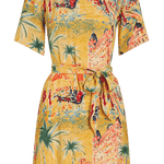 Vestido King Louie Mila Serafini Tuscan Yellow - ECRU