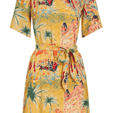 Vestido King Louie Mila Serafini Tuscan Yellow - ECRU