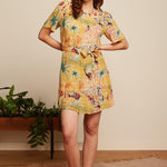 Vestido King Louie Mila Serafini Tuscan Yellow - ECRU