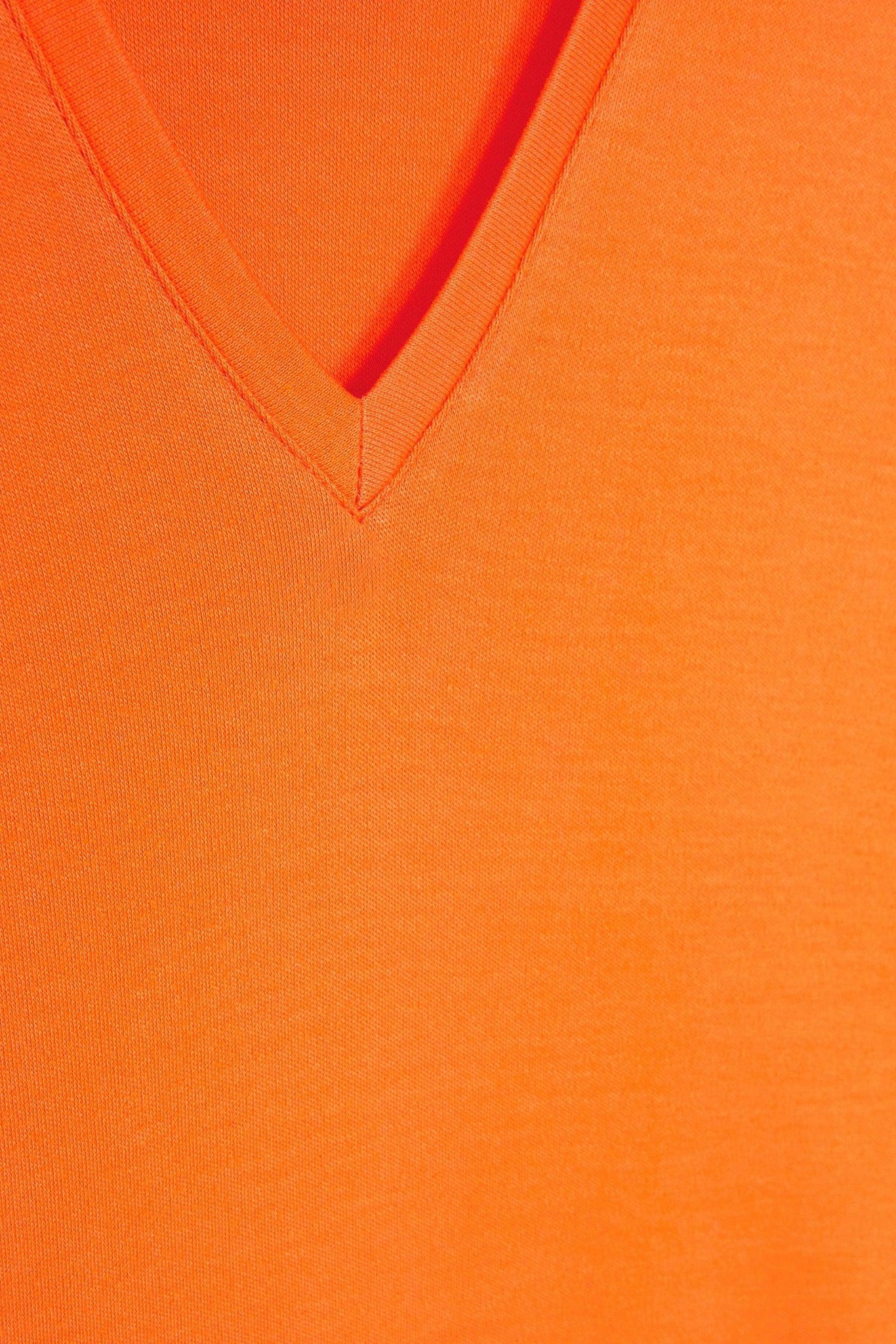 Vestido Largo CKS Dusk Bright Orange - ECRU