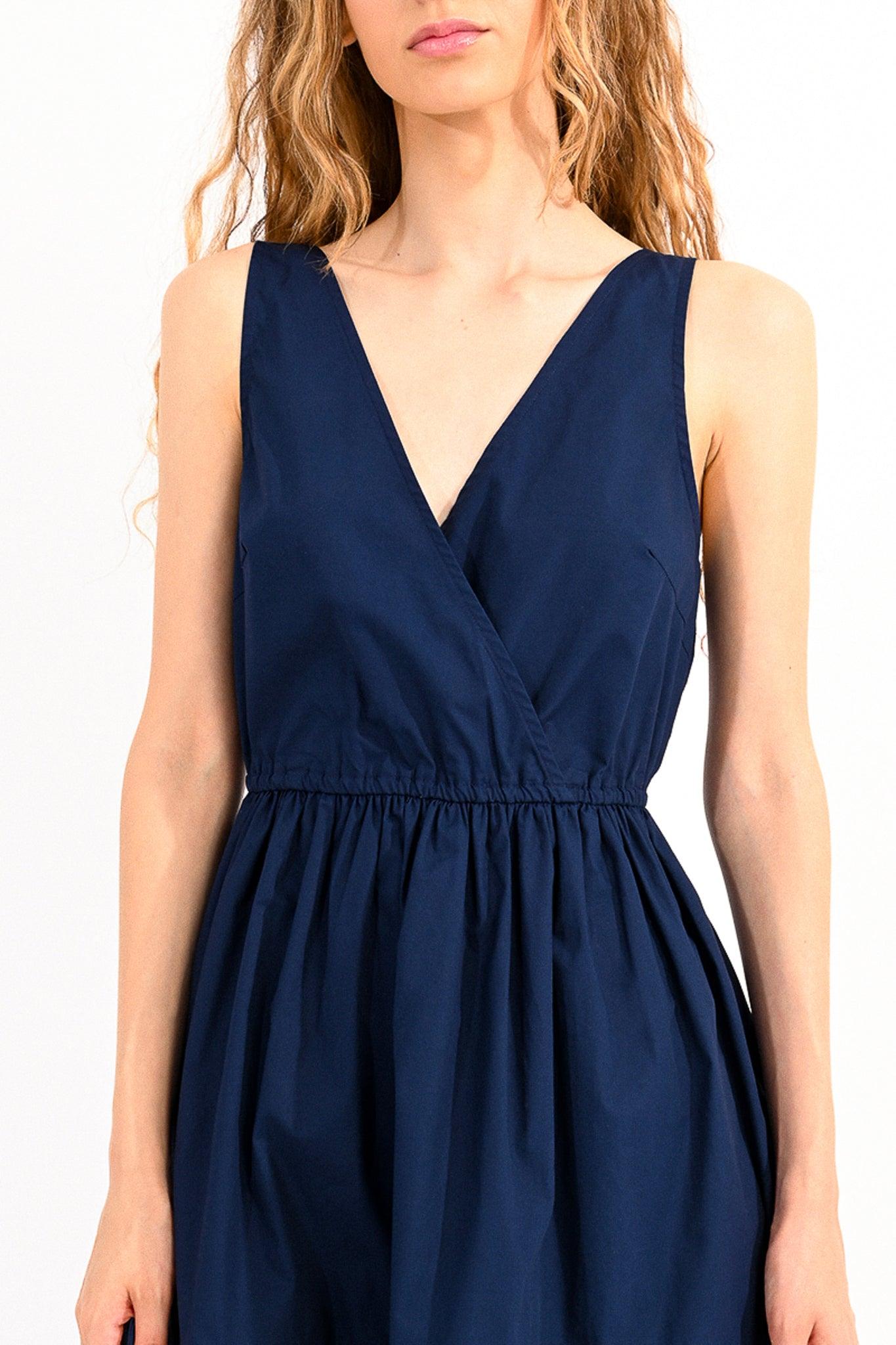 Vestido Lili Sidonio Azul Marino - ECRU