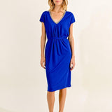 Vestido Lili Sidonio Azul Royal - ECRU