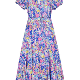 Vestido Lili Sidonio Estampado Blue Lucy - ECRU