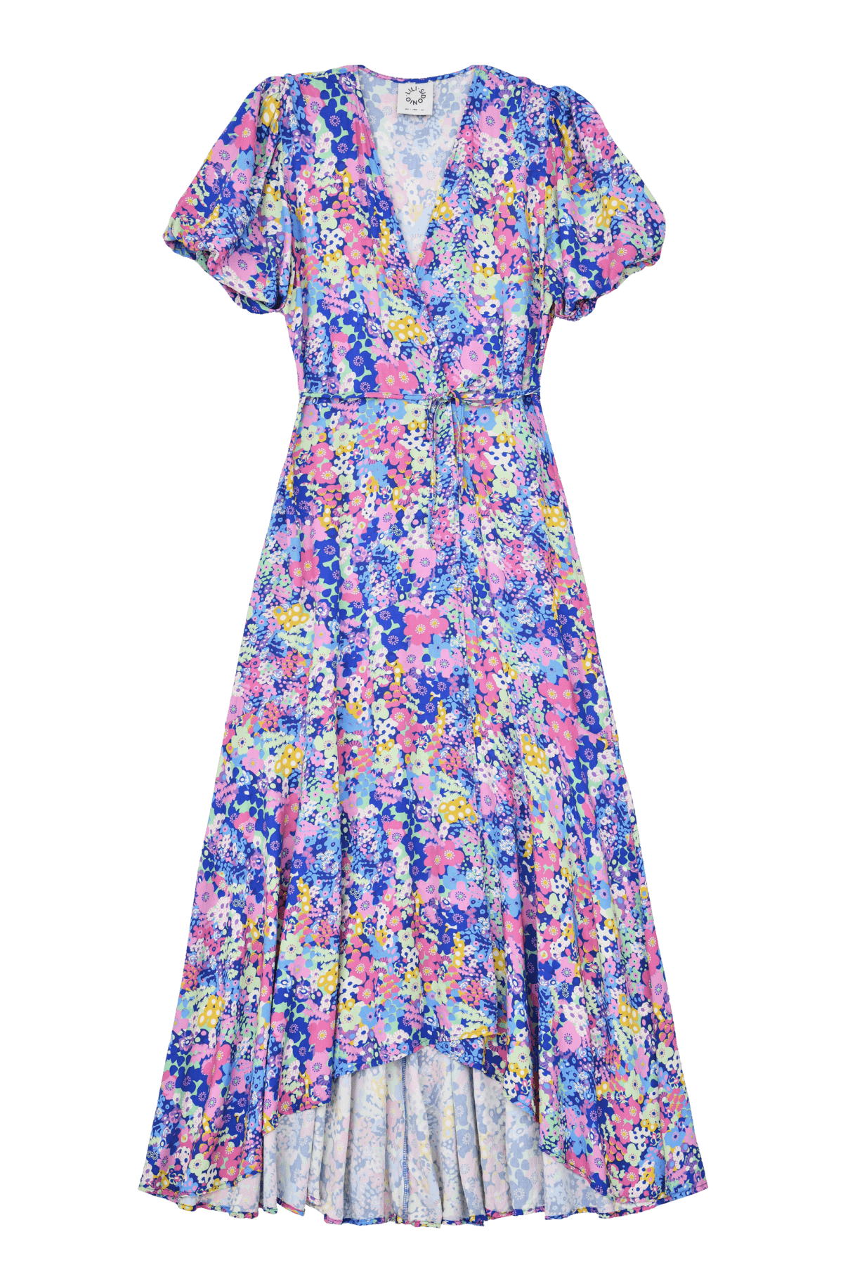 Vestido Lili Sidonio Estampado Blue Lucy - ECRU