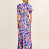 Vestido Lili Sidonio Estampado Blue Lucy - ECRU