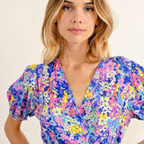 Vestido Lili Sidonio Estampado Blue Lucy - ECRU