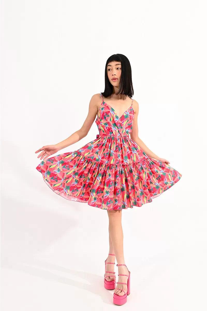 Vestido Lili Sidonio Estampado - ECRU