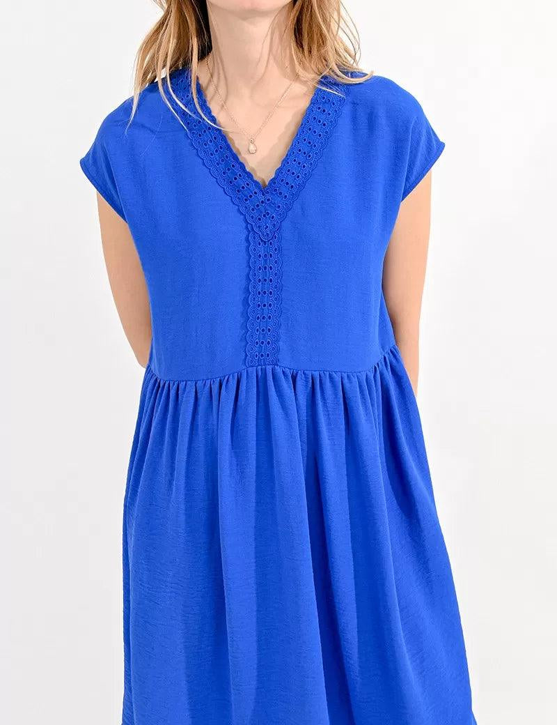 Vestido Molly Bracken Azul - ECRU