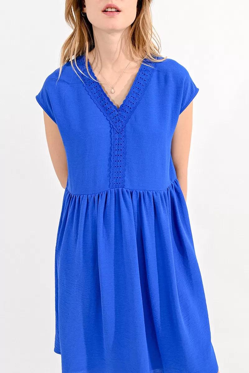 Vestido Molly Bracken Azul - ECRU