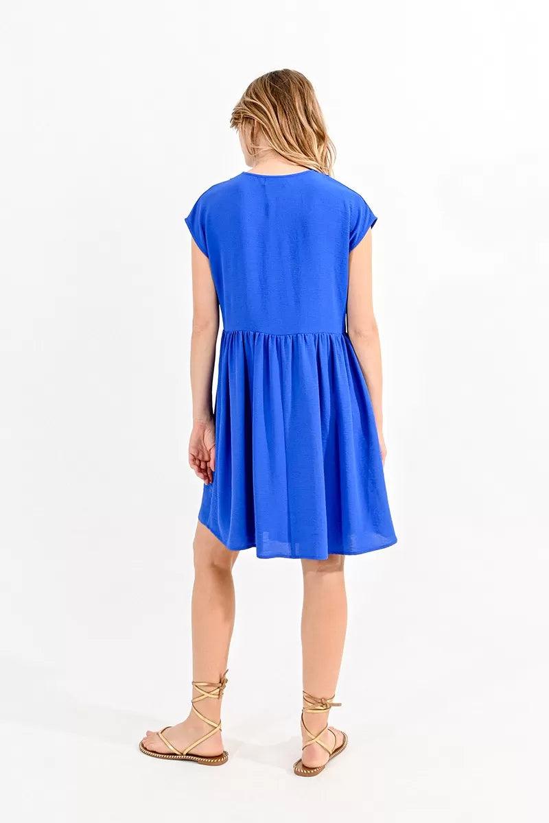 Vestido Molly Bracken Azul - ECRU