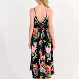 Vestido Molly Bracken Estampado Black June - ECRU