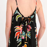 Vestido Molly Bracken Estampado Black June - ECRU