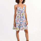 Vestido Molly Bracken Estampado - ECRU