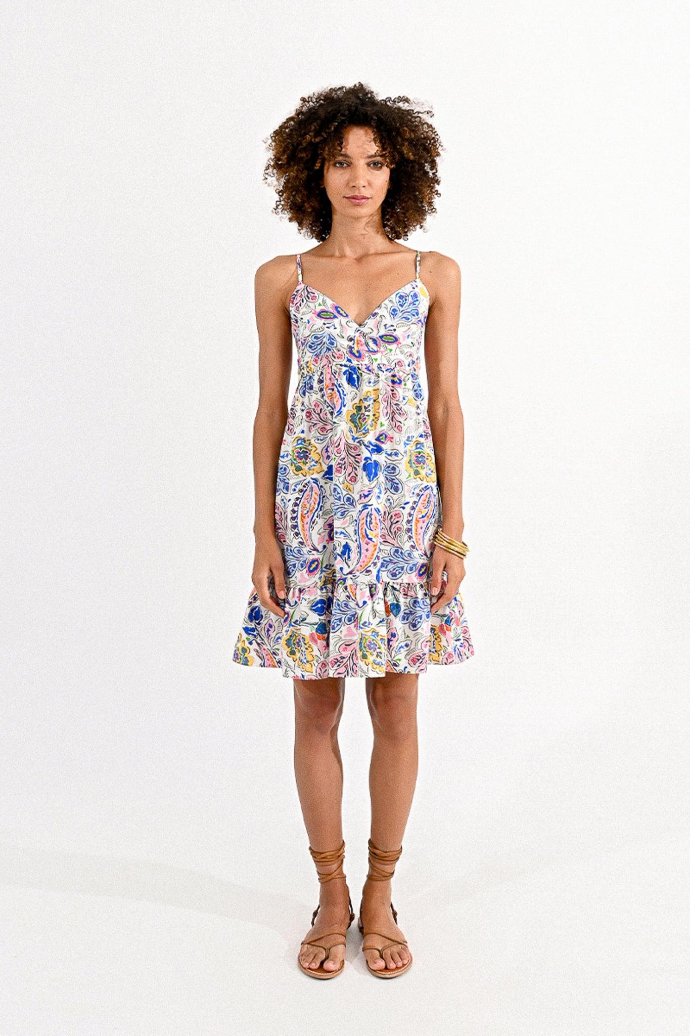 Vestido Molly Bracken Estampado - ECRU