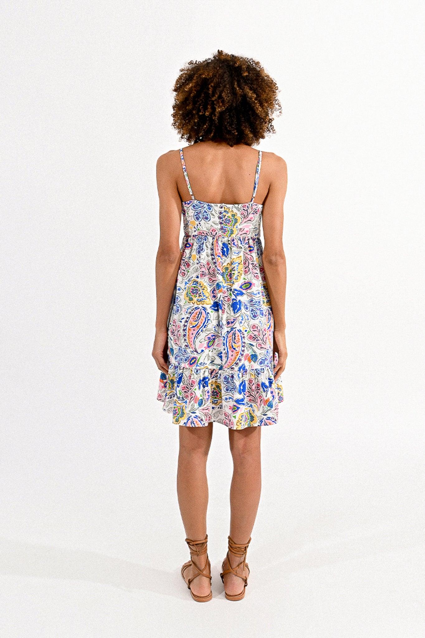 Vestido Molly Bracken Estampado - ECRU