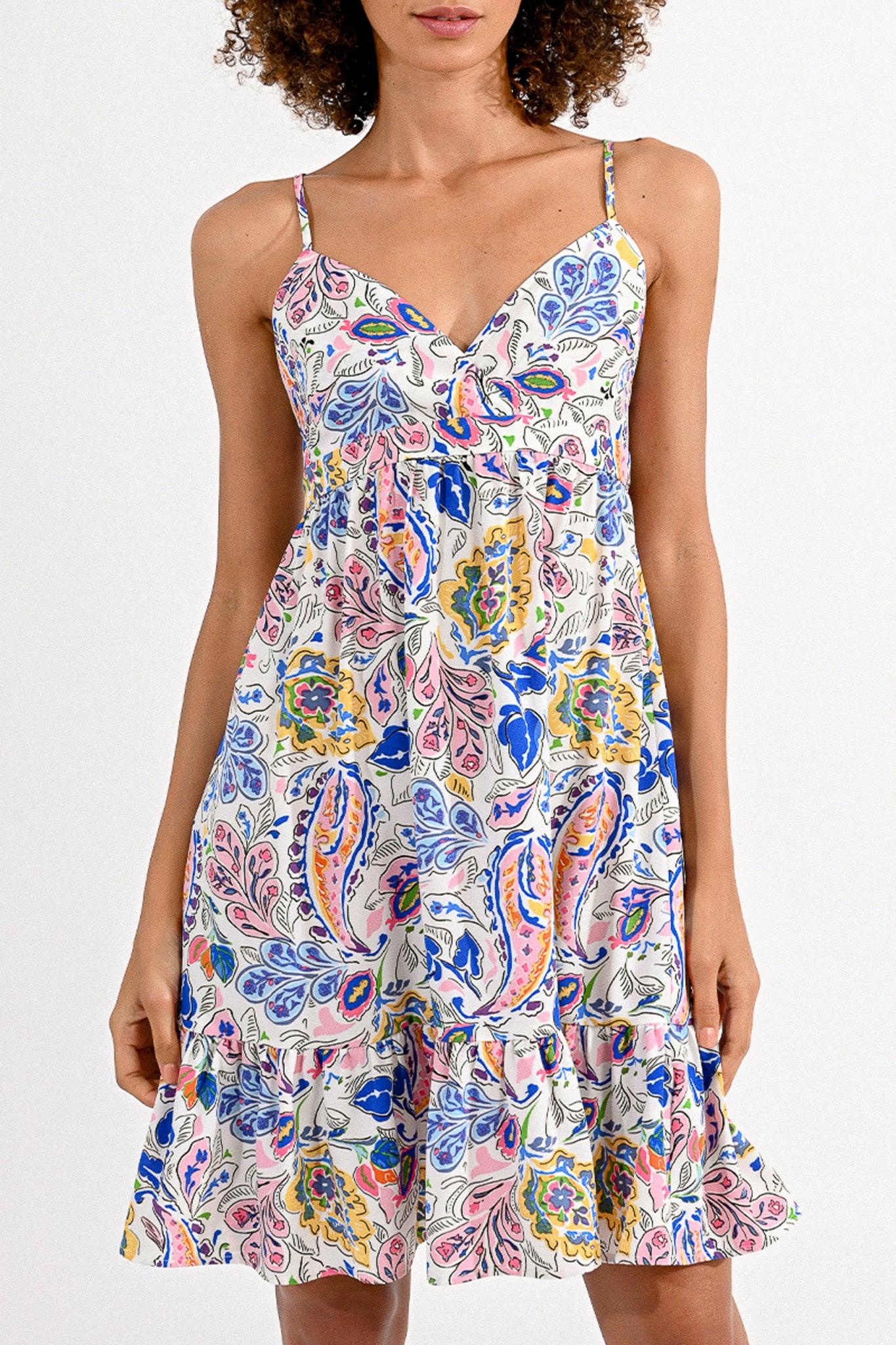 Vestido Molly Bracken Estampado - ECRU