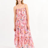 Vestido Molly Bracken Estampado Pink Alba - ECRU