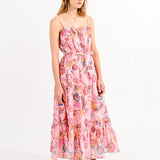 Vestido Molly Bracken Estampado Pink Alba - ECRU