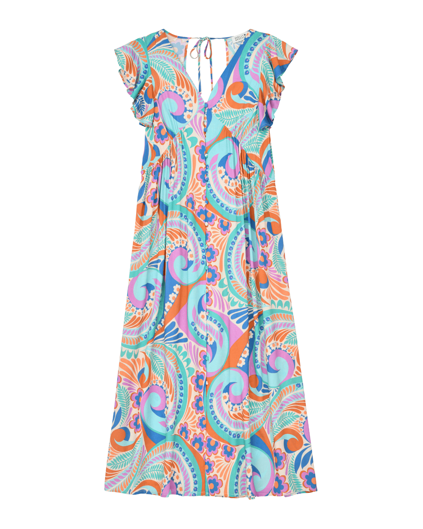 Vestido Molly Bracken Purple Gemma - ECRU