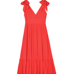 Vestido Molly Bracken Red Orange - ECRU