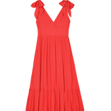 Vestido Molly Bracken Red Orange - ECRU