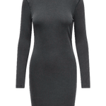 Vestido ONLY Felina Manga Larga Black Washed - ECRU