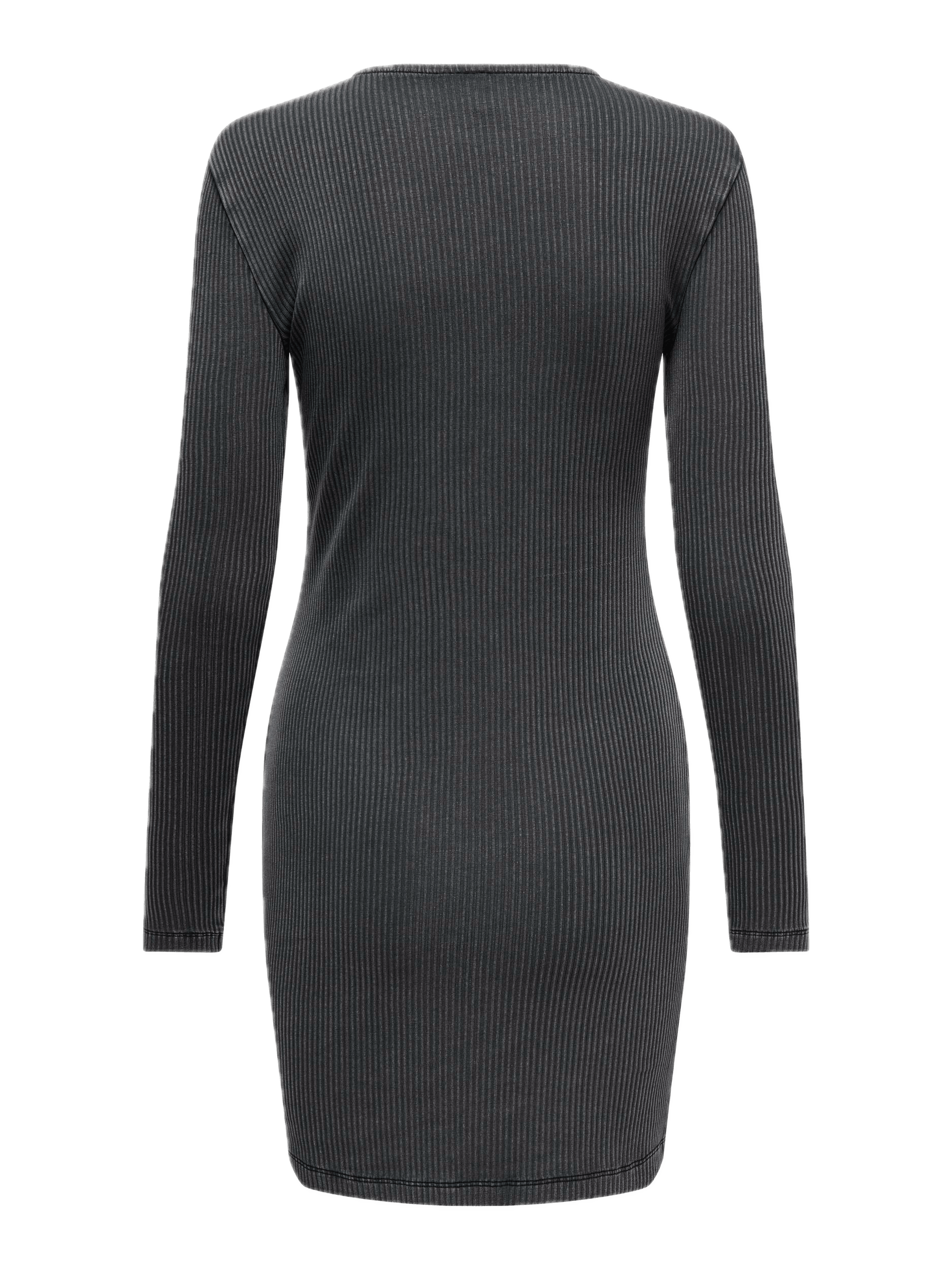 Vestido ONLY Felina Manga Larga Black Washed - ECRU