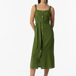 Vestido TIFFOSI Crack Verde - ECRU