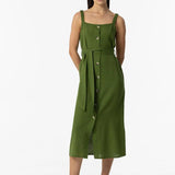 Vestido TIFFOSI Crack Verde - ECRU