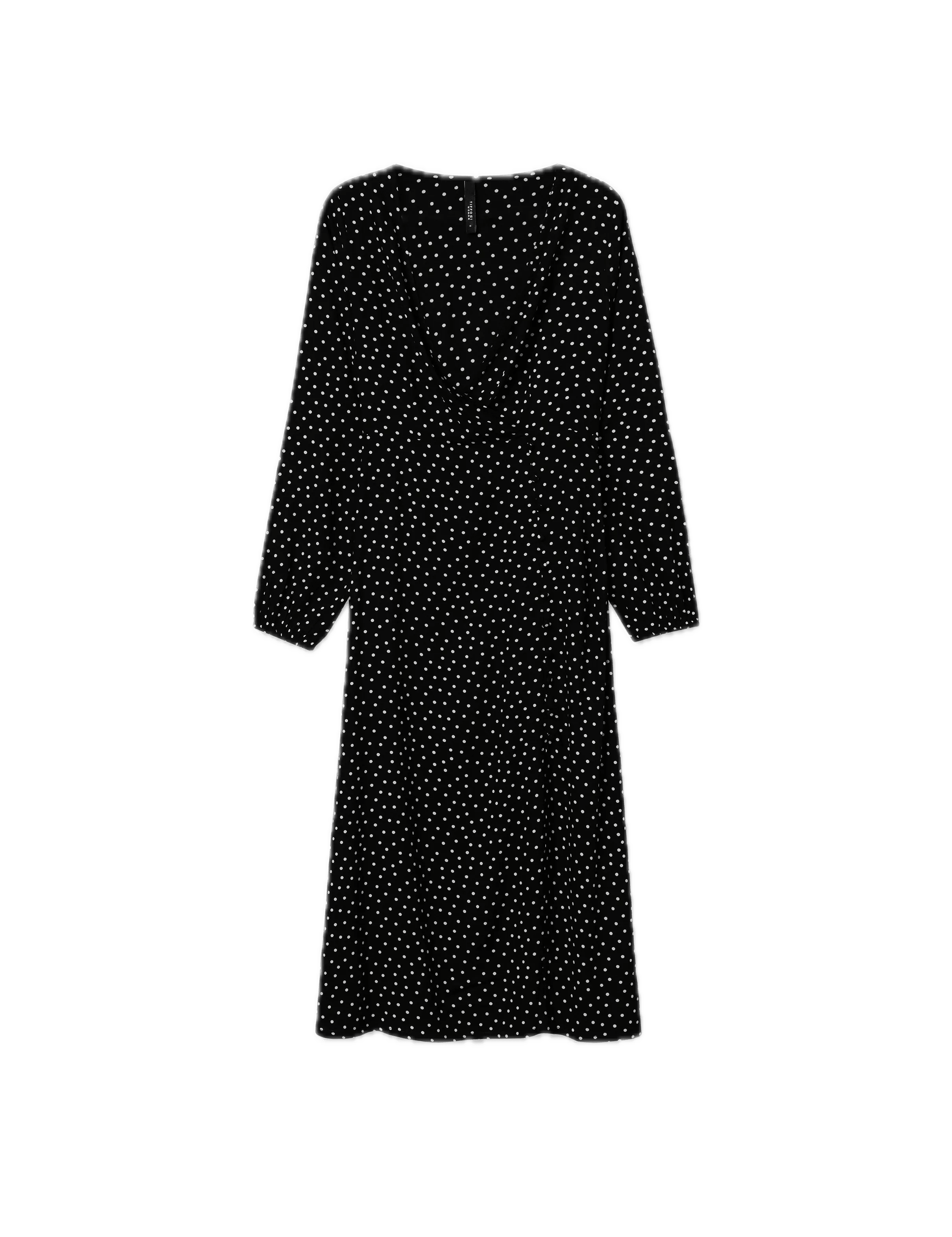 Vestido Tiffosi Kusama Midi Lunares - ECRU