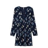 Vestido Tiffosi Plisado Estampado Floral - ECRU