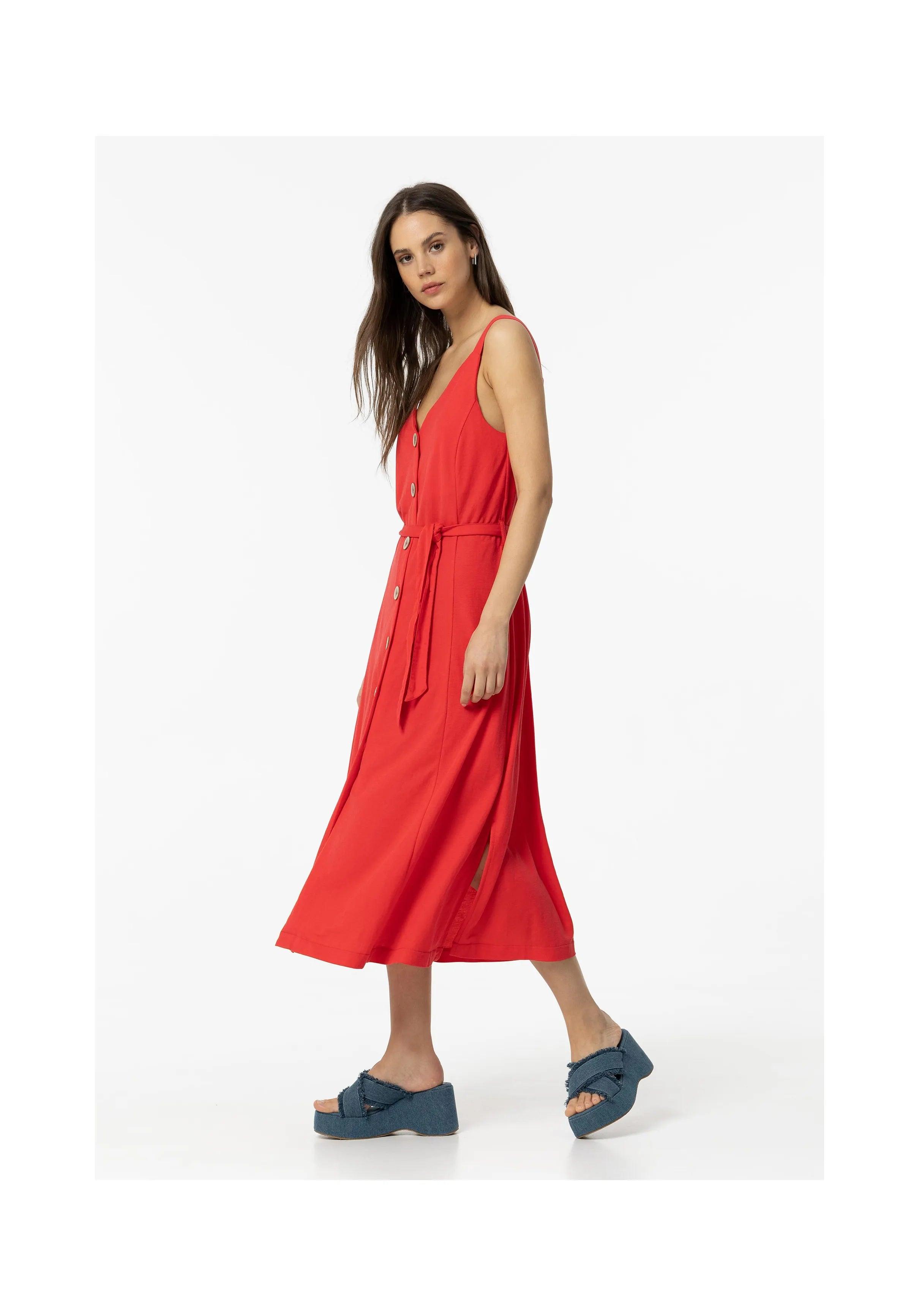 Vestido Tiffosi Shara 4 Rojo - ECRU