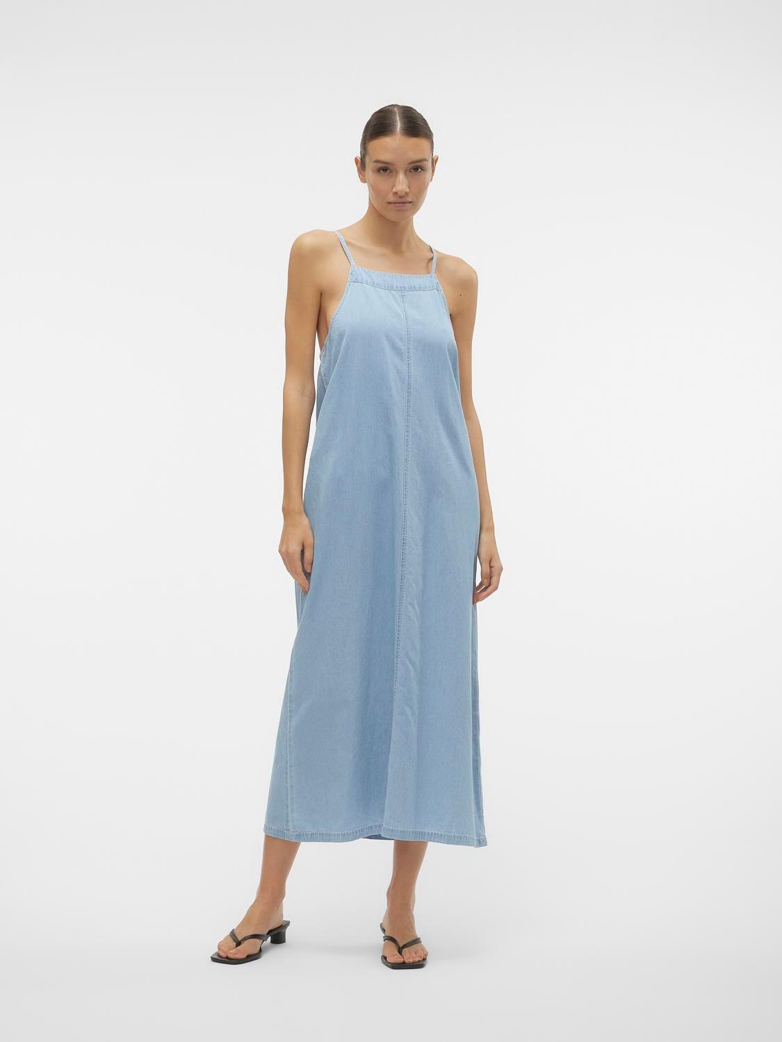 Vestido Vero Moda Adelyn Denim - ECRU