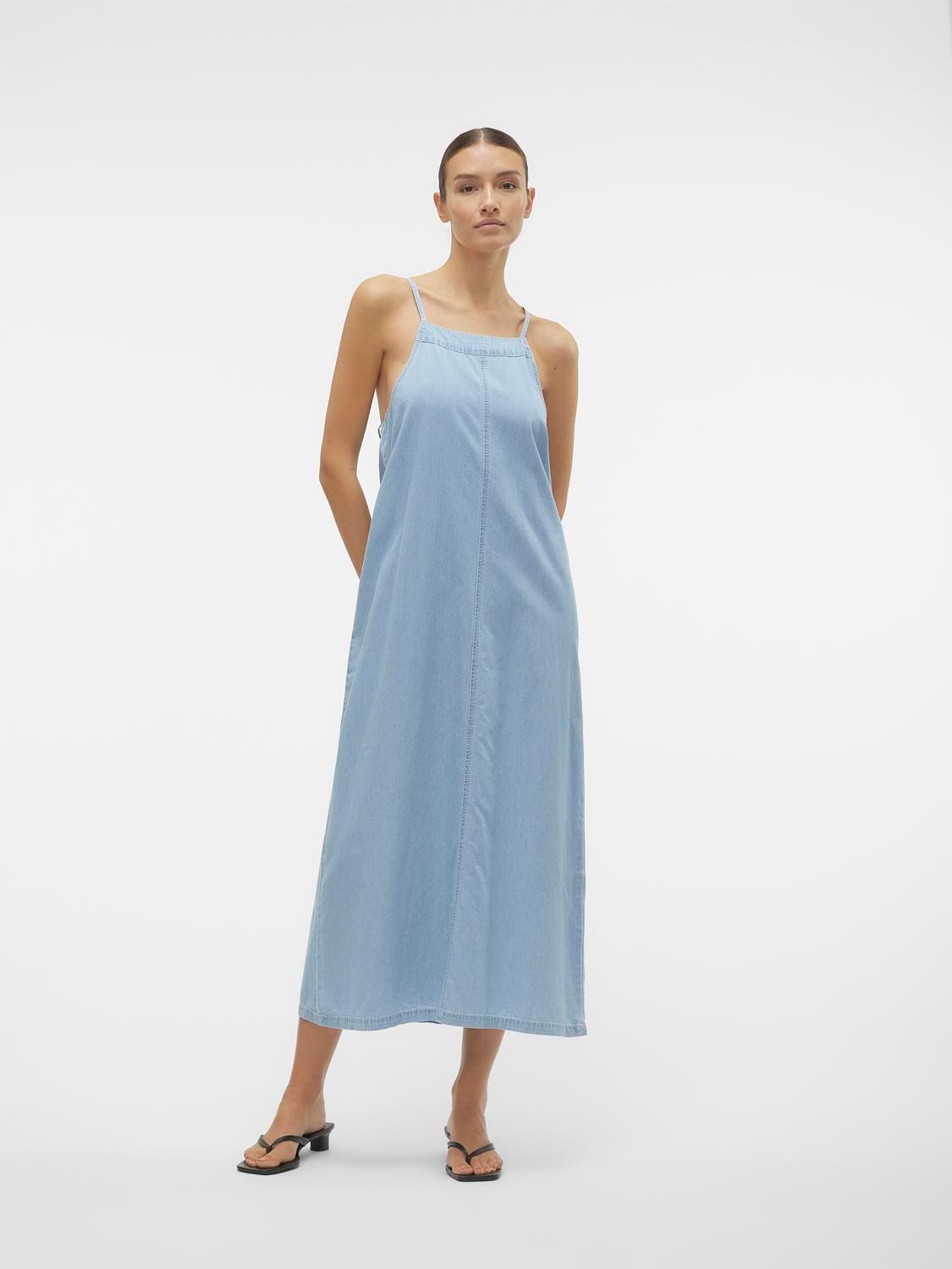 Vestido Vero Moda Adelyn Denim - ECRU