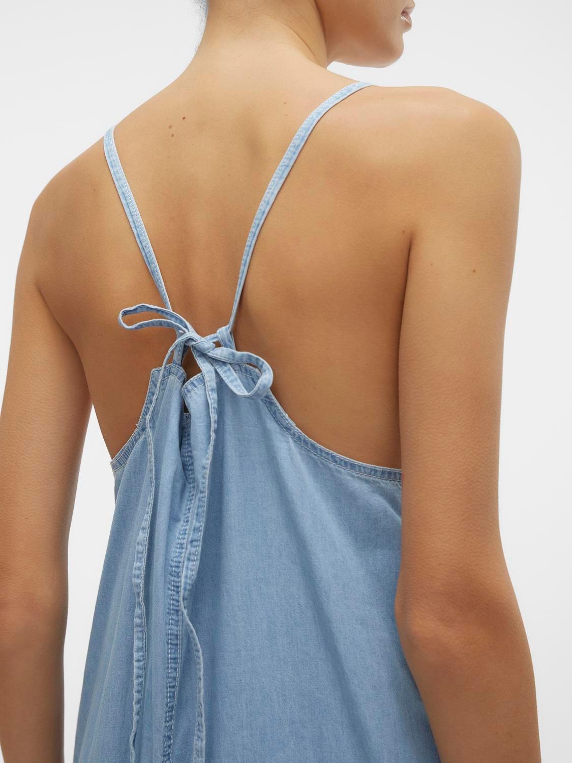 Vestido Vero Moda Adelyn Denim - ECRU