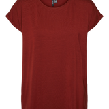 Vero Moda AWARE Fire Brick Damen Basic T-Shirt