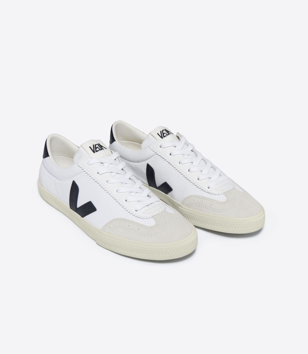 Veja Volley Canvas Sneakers White Black