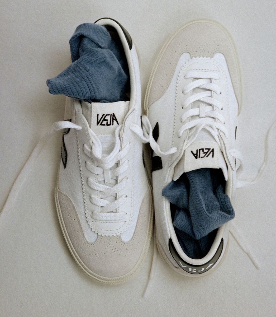 Veja Volley Canvas Sneakers White Black