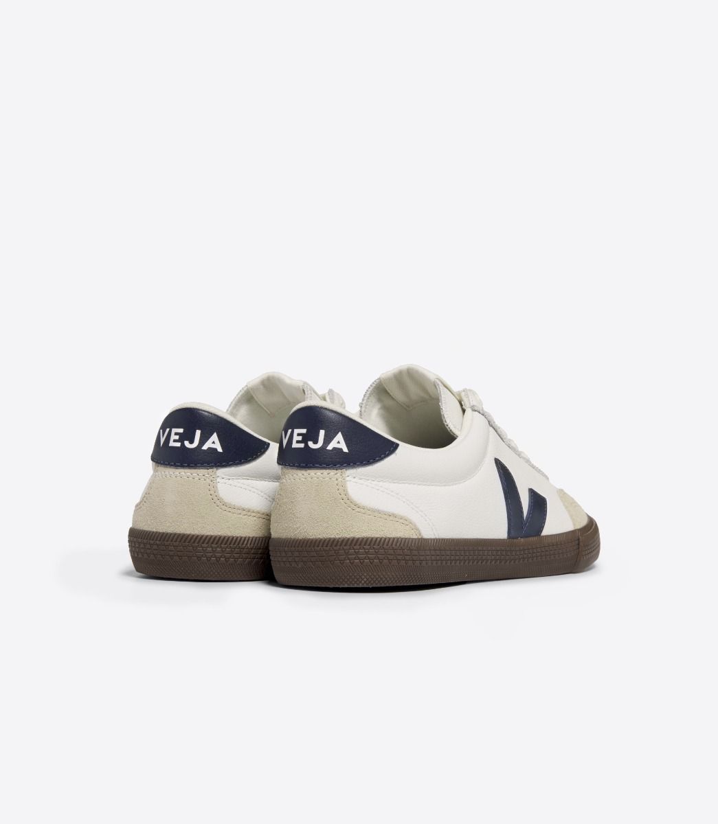 Zapatillas VEJA Volley Leather White Nautico Bark