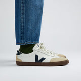 VEJA Volley Leather White Nautico Bark Sneakers