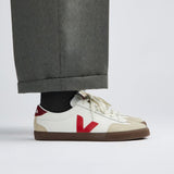 Zapatillas Veja Volley Leather White Pekin Bark