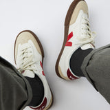 Veja Volley Leather White Pekin Bark Sneakers