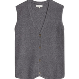 YERSE Nina Felted Vest Grey