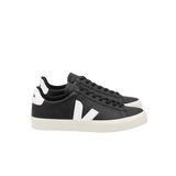 Zapatillas Veja Campo Chromefree Leather Black White - ECRU