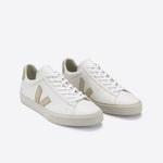 Zapatillas Veja Campo Chromefree Leather White Almond - ECRU